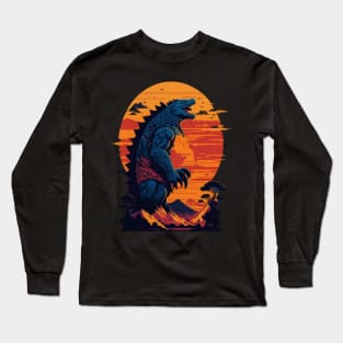 King of The monsters vector illustration design Long Sleeve T-Shirt